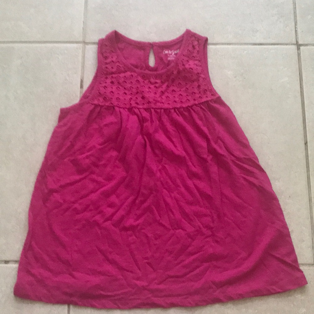 🔥Pink 10-12 Cat and Jack shirt/tank